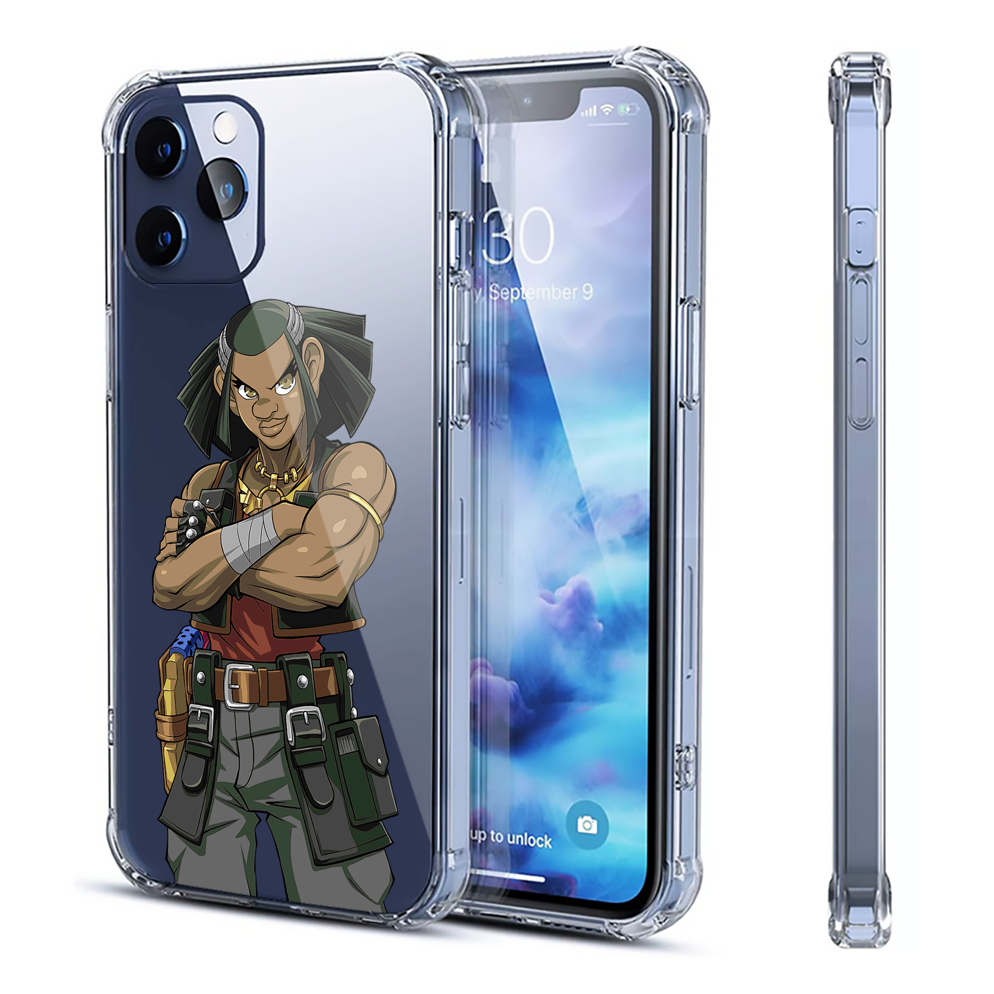 （画像用） 遊☆戯☆王 Yu-Gi-Oh! 【iPhone 12シリーズ対応】透明スマホケース（クリアソフトケース）